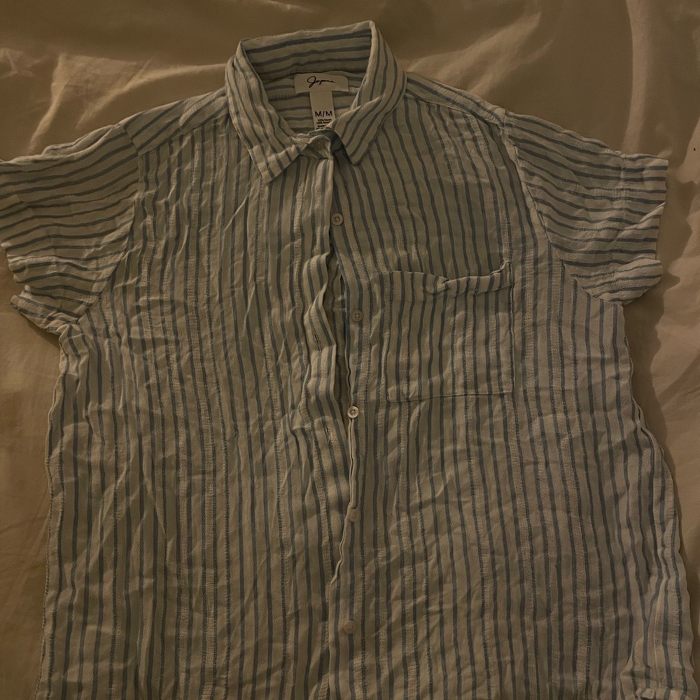 Vintage Striped Button-up